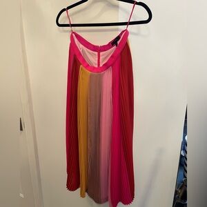 New J. Crew pleated midi skirt